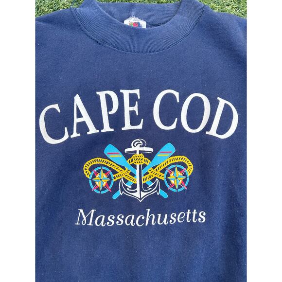 Vintage Cape Cod Massachusetts Crewneck Sweatshirt - Picture 2 of 3